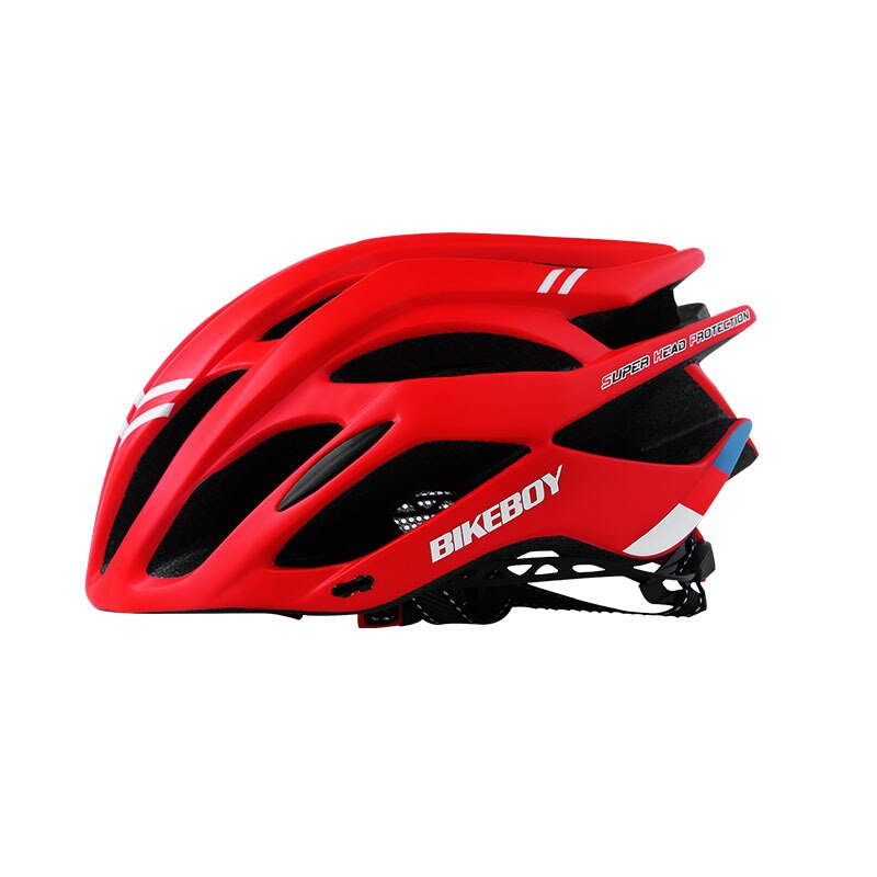 Männer Fahrrad Helm Radfahren EPS Integral geformten Atmungs MTB Rennrad Helm Spezialisiert Capacetes Para Ciclismo Für Mann: Captain-Red