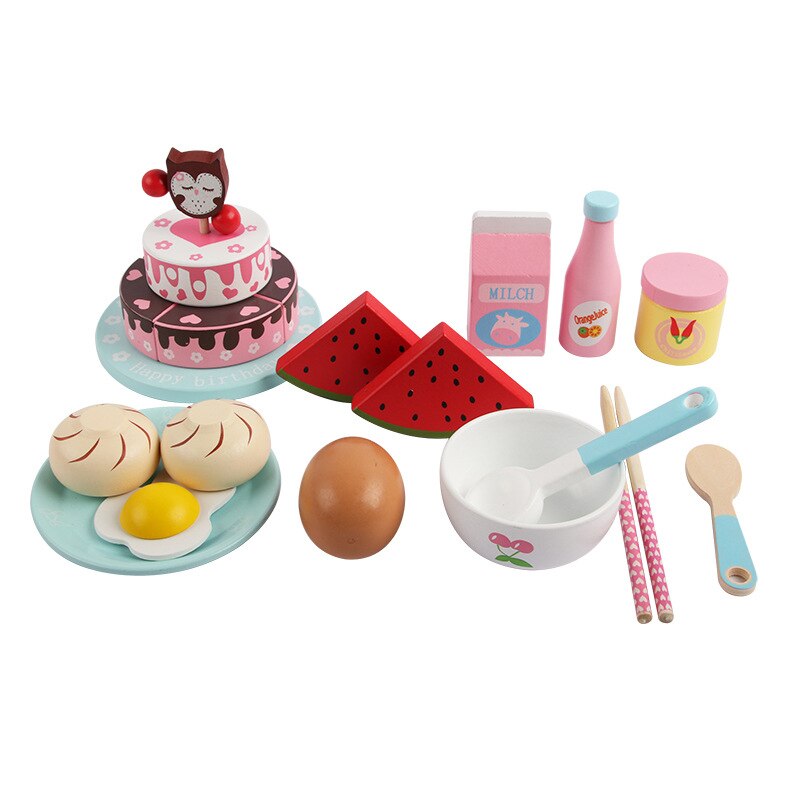Baby Speelgoed Simulatie Elektrische Rijstkoker/Afternoon Thee Set Houten Speelgoed Voor Kinderen Keuken Speelgoed Set Educatief Speelgoed