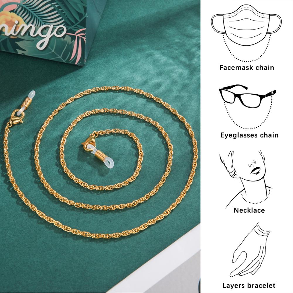 Skyrim Eenvoudige Masker Kettingen Holder Anti-Slip Leesbril Ketting Brillen Cord Neck Strap Touw Lanyard Voor Zonnebril