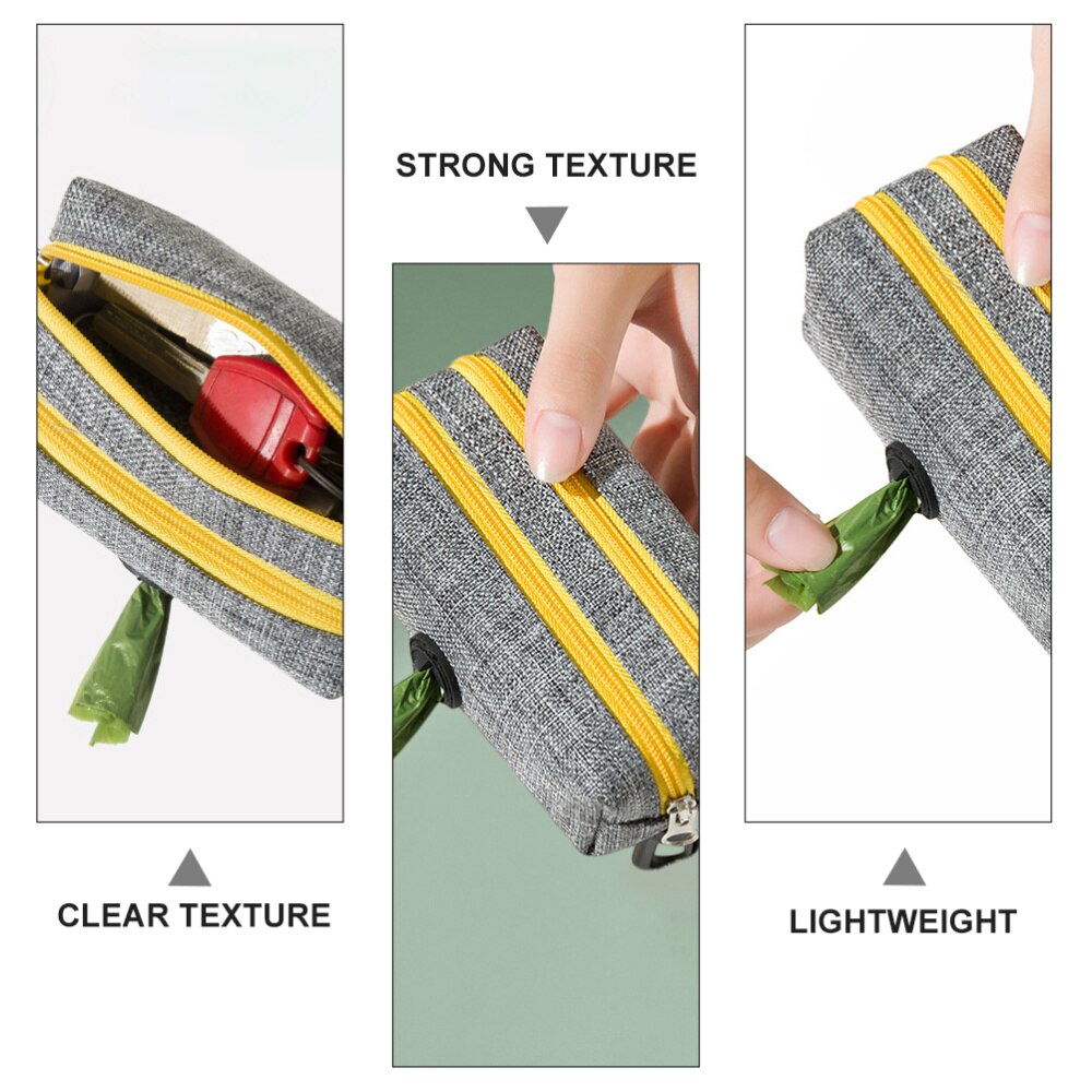 Outdoor Portable Dog Waste Poop Bag Storage Box Pet Trash Bag Container