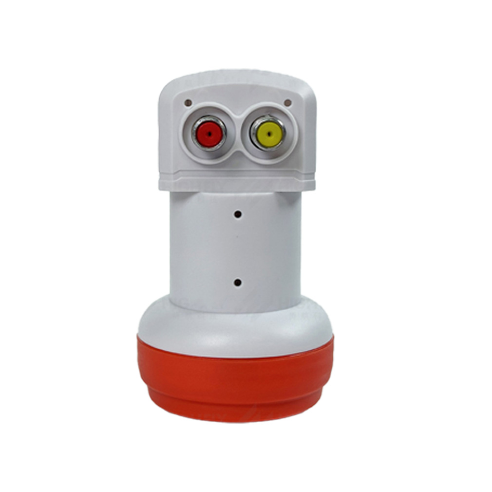 Melhor Sinal Digital Universal KU Band Double LNB 9,75/10,6 GHz Polarização Linear Alto Ganho Baixo Ruído Receptor de Antena Parabólica Atacado