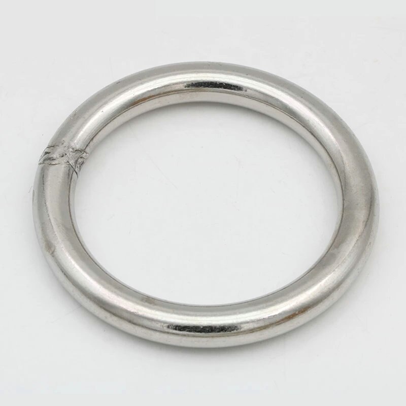 304 Edelstahl Big O Ring 70/90/100/120/200/250mm Außen Durchmesser 8/10/12mm Dicke Umreifung Geschweißte Runde Ringe