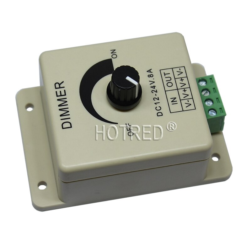 5PCS 12V 8A Dimmer PIR Sensor LED Strip Light Switch Dimmer Brightness Controller Adjustable Brightness Controller