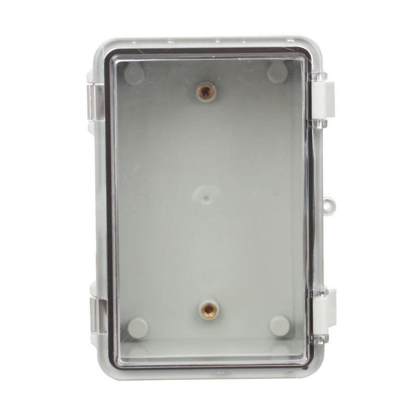 Waterproof Buckle Power Project box ABS plastic electric control box wire connection cable junction box Instrument Enclosure: 150x100x70mm Clear