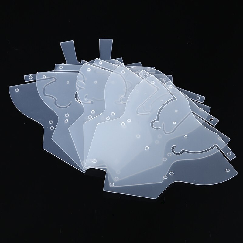 5pcs/set PVC Leather Craft Template Animal DIY Sewing Pattern Stencils Craft Making DIY Leather Handmade Craft