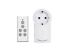 Universele EU Stopcontact RF 433mhz Draadloze Afstandsbediening Smart Socket Plug Compatibel Broadlink RM Pro Voor Indoor thuis: EU 1 TX to 1 RX