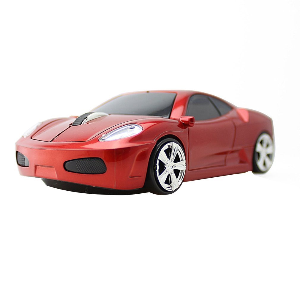 Creative Wireless Sport Modellazione Auto Gioco Del Mouse 2.4G Mouse Ottico Mouse Del Computer Periferiche Accessori Regali: Rosso