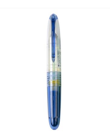 1PC transparent calligraphy pen and ink, Pilot DIY filofax drawing graffiti pens, planner pen: dark blue