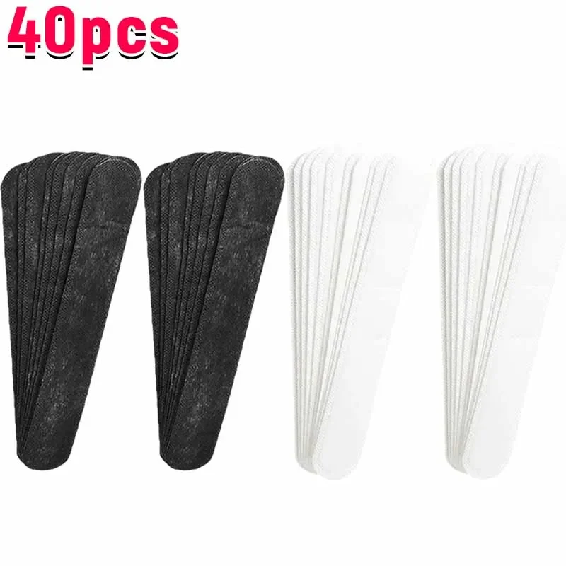 Pegatinas absorbentes de sudor para sombrero, Unisex, antisuciedad, cinturón deportivo, llanta, cinta blanca Invisible, almohadillas reductoras de tamaño,: Azul