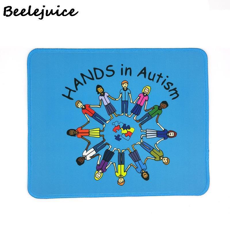 Autism pattern Mouse Pad Desk Pad Laptop Mouse Mat for Office Home PC Computer Keyboard Cute Mouse Pad Non-Slip Rubber Desk Mat
