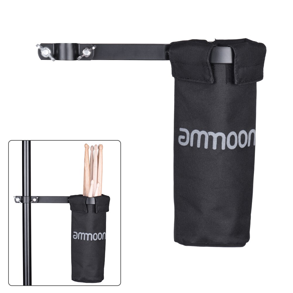 Ammoon-Juego de baquetas de madera, 3/12 pares, 5A/ 7A, palitos para tambor, accesorios para instrumentos de percusión: Drumstick bag 02