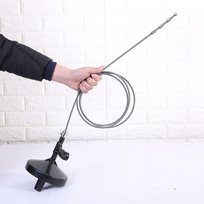 4 meters sewer dredge kitchen bathroom floor drain toilet spring tube hair plugging cleaning tool pipe dredge artifact ZP1207153: Default Title
