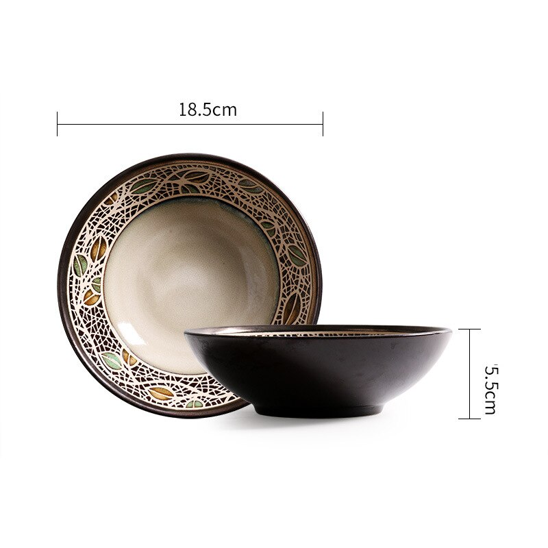 Vajilla de cerámica con plato para cenar de porcelana: 3