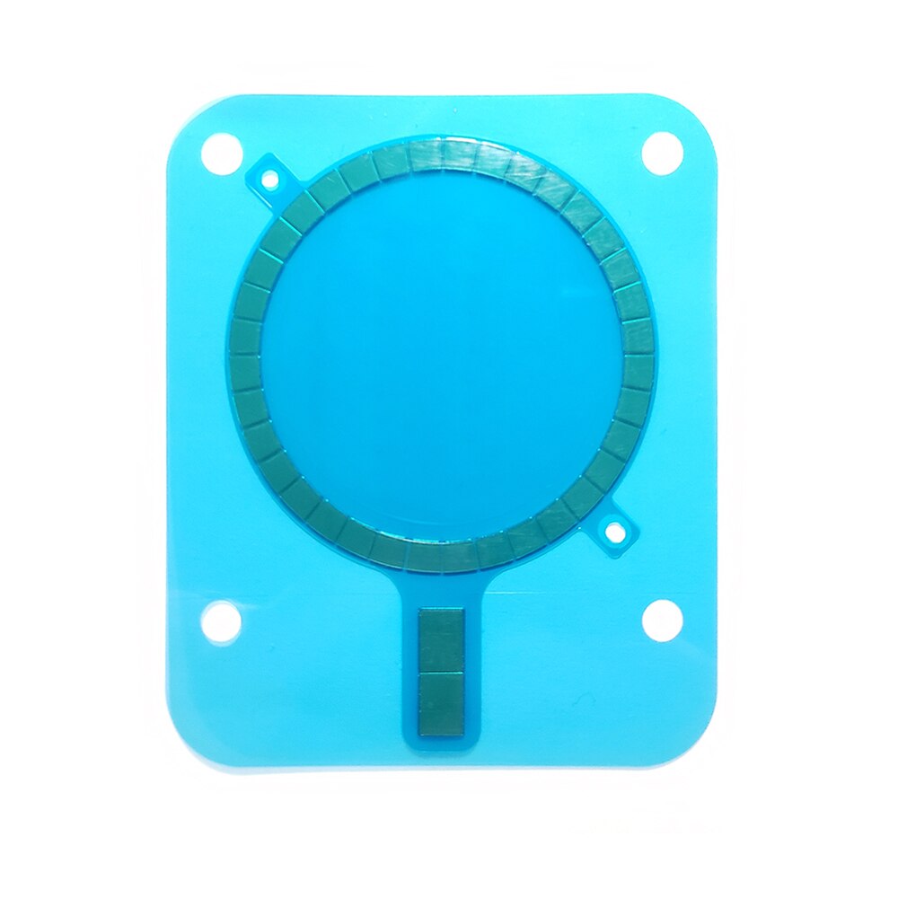 For iPhone 12Pro Max 12 Mini 11 Xs Max Xr 8Plus X Wireless Charging Magnet Mobile Phone Case Strong Magnetic Magsafe Accessory: 1Pes Magnet Silver