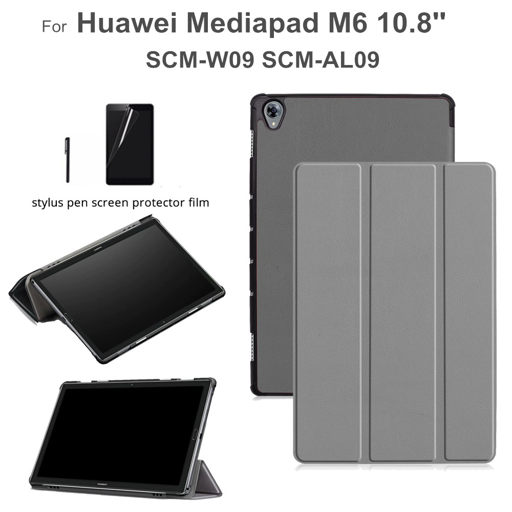 Magnet Case for huawei mediapad M6 10.8 inch SCM-W09 SCM-AL09 Flip Funda Stand Cover for Huawei M6 10.8 Case