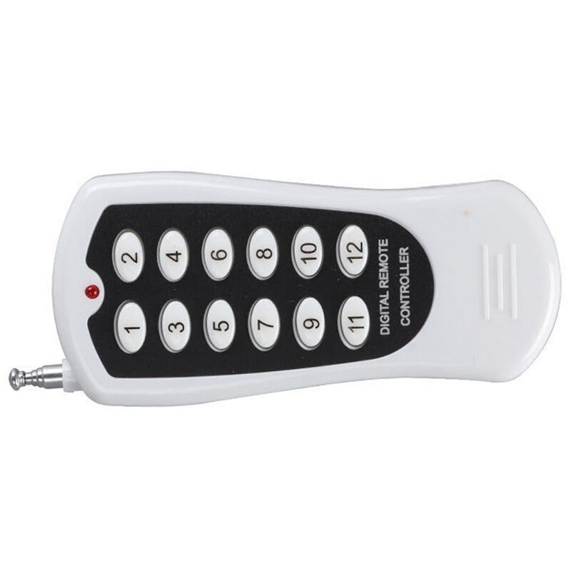 KTNNKG 433MHz Wireless Remote Controls RF Transmitter 12 Buttons 1000M Distance Work with 433MHz Relay Receiver