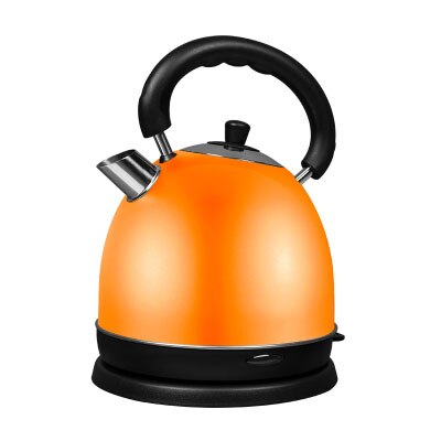 CUKYI acier inoxydable 1800 W bouilloire électrique ménage 2L sécurité Auto-Off fonction chauffage rapide, or rouge 220 V EU US plug: Orange