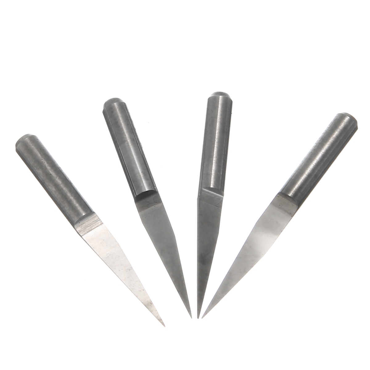 20pcs Carbide PCB Engraving Bits 3.175mm CNC Router Bit 10/15/20/30 Degree Milling Cutter Tools