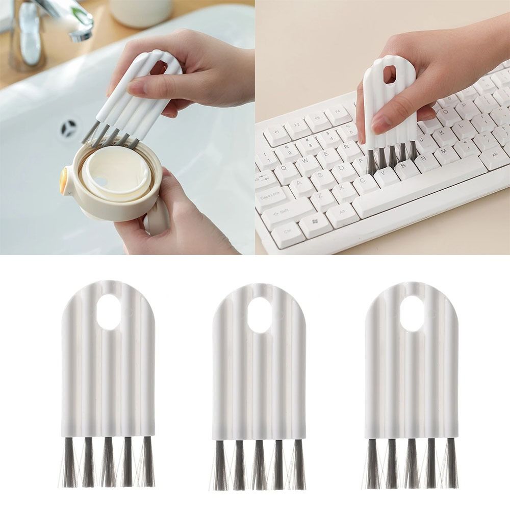 Nuovo durevole multifunzionale tazza coperchio spazzola setole morbide spazzola per la pulizia della casa utensili da cucina pettine cuscino d'aria