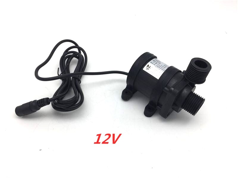 DC 12V Magnetic Centrifugal Water Pump Silicone fixed base Ceramic axial multistage submersible pump: 12V