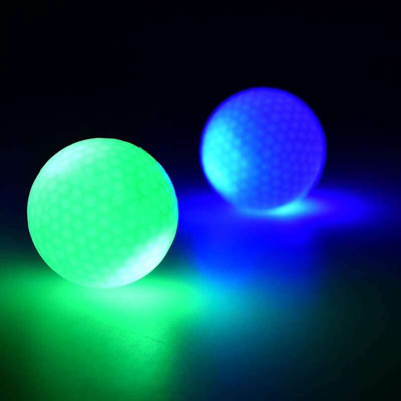 LED Elektronische Golf Ballen Kleine Light Up Flashing Gloeiende Dag En Nacht Golfen Beoefenen