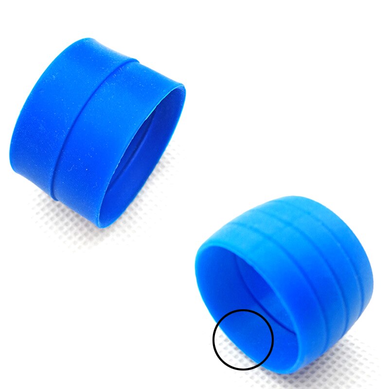 1 Paar Fahrrad Silikon Gummiband Befestigungs Ring Anti-Überspringen Stecker Wasserdichte Tragen Beständig BüGel Silikon Schleifen für Straße Fahrrad Bar Band YS-Kaufen