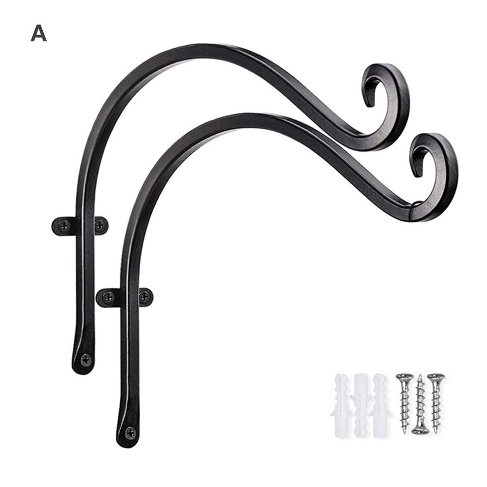 Hängen Pflanzen Halterung Heavy Duty Pflanzen Aufhänger Haken für Vogel Feeder Laternen Hause Dekoration: Black