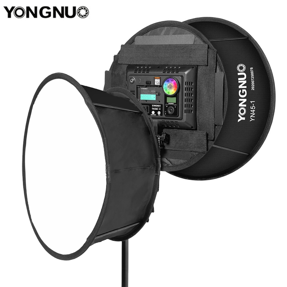 Difusor Softbox Yongnuo para luz LED de vídeo YN300 YN300II YN300III YN300IV YN160III YN320 YN600L YN600LII YN900 iluminación de relleno