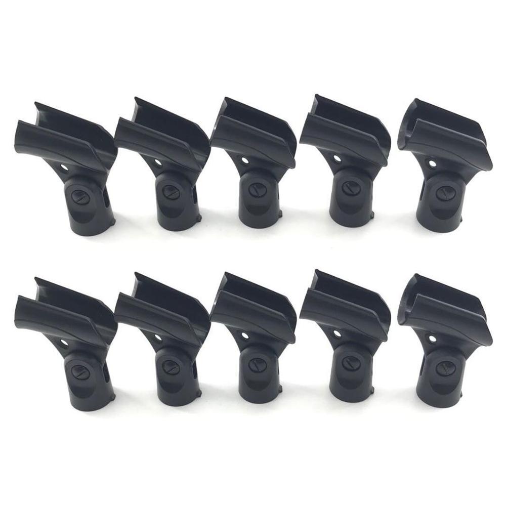 10 PCS microfono clip del basamento del supporto del supporto per shure SM57 58A 57A Microfono con cavo NUOVO