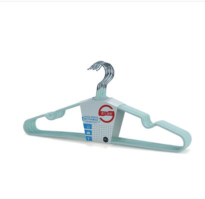 10 stuks/partij plastic hangers voor kledingrek (volwassenen en kinderen): 40cm blauw