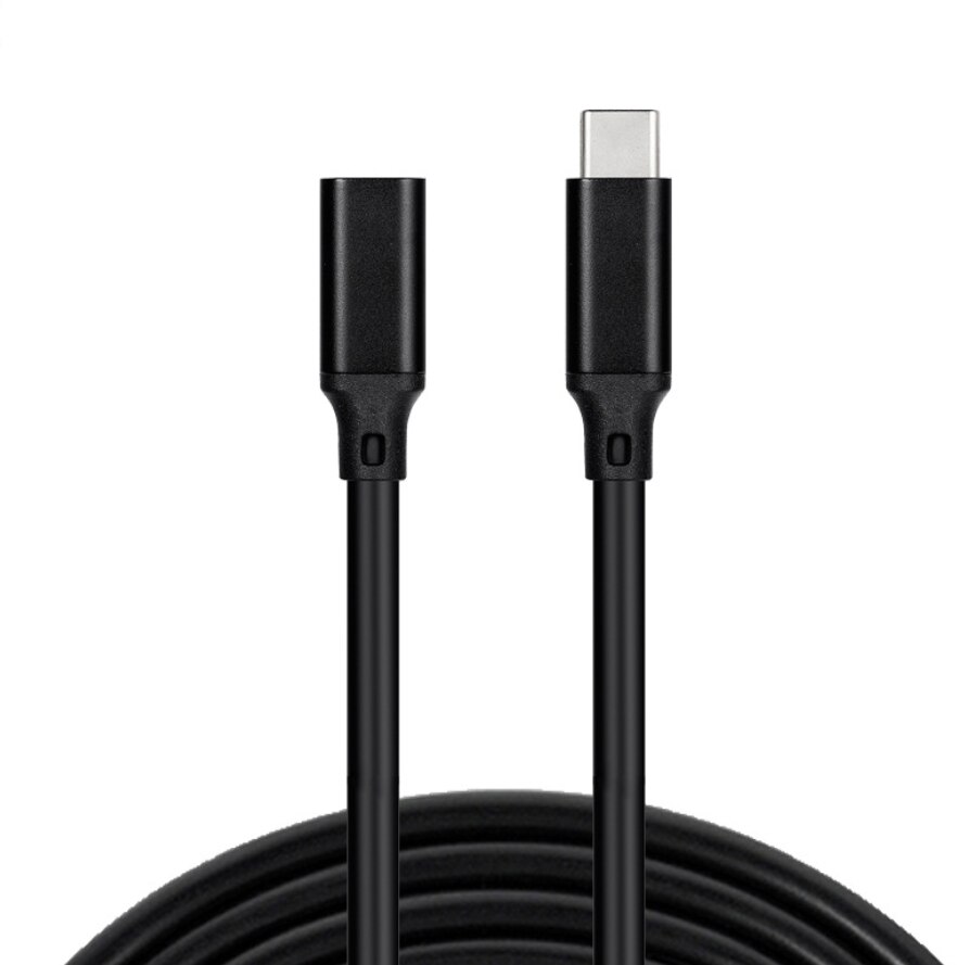 10Gbps Gen2 Typ-C USB 3,1 Männlichen zu USB-C Weiblichen 100W Lade Kabel Extender Cord reversible 0,2 m -5m