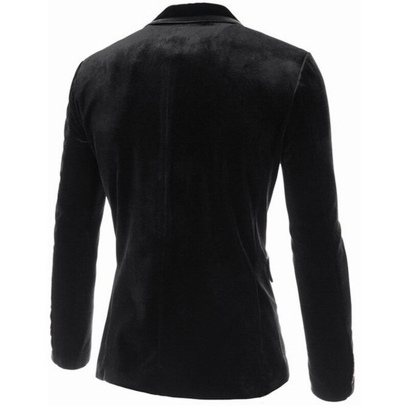 Zogaa höst vinter casual herr kavaj manchester lapptäcke herr företag en knapp slim fit masculino manlig kostym jacka kavaj