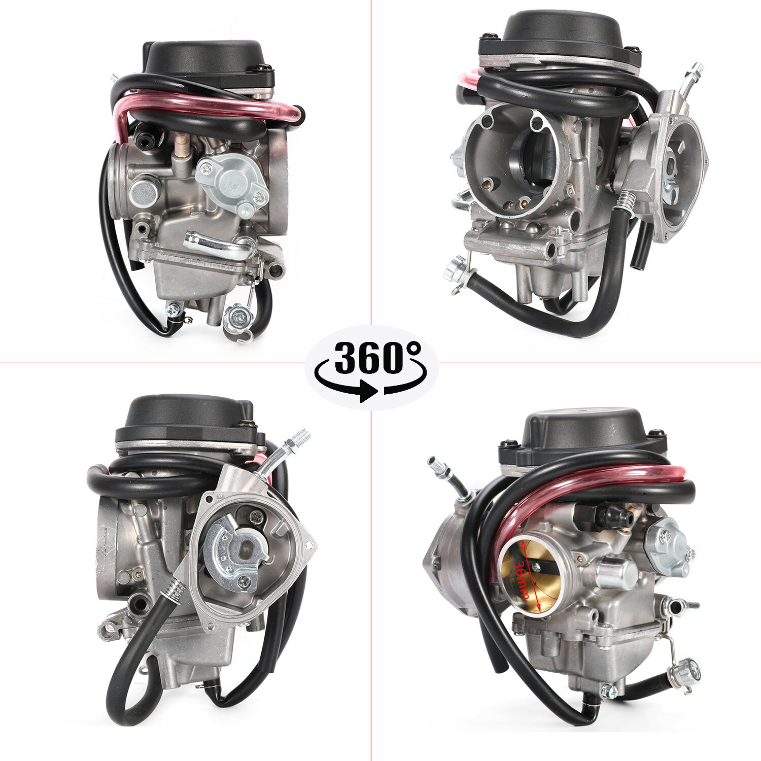 Motorcycle PD36J 36mm Carburetor QUAD ATV KFX 400 KFX400 2003~2006 UTV LTZ 400 LTZ400 Raptor 400 ATV Quad