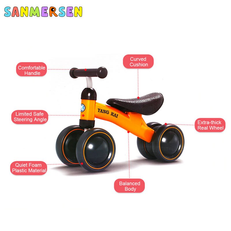 Baby Balance Bike Walker Kids Ride Car on Toy for 1-3 Years Old Boys Girls Toddler Children for No Foot Pedal Riding Toys