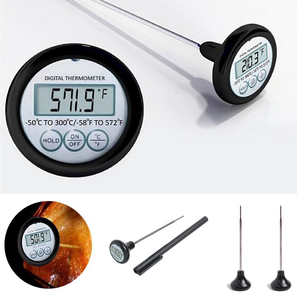 Keuken Digital Eten Thermometer Vlees Cake Candy Fry Eten Grill Bbq Eetkamer Thermometer Voor Huishoudelijke Koken