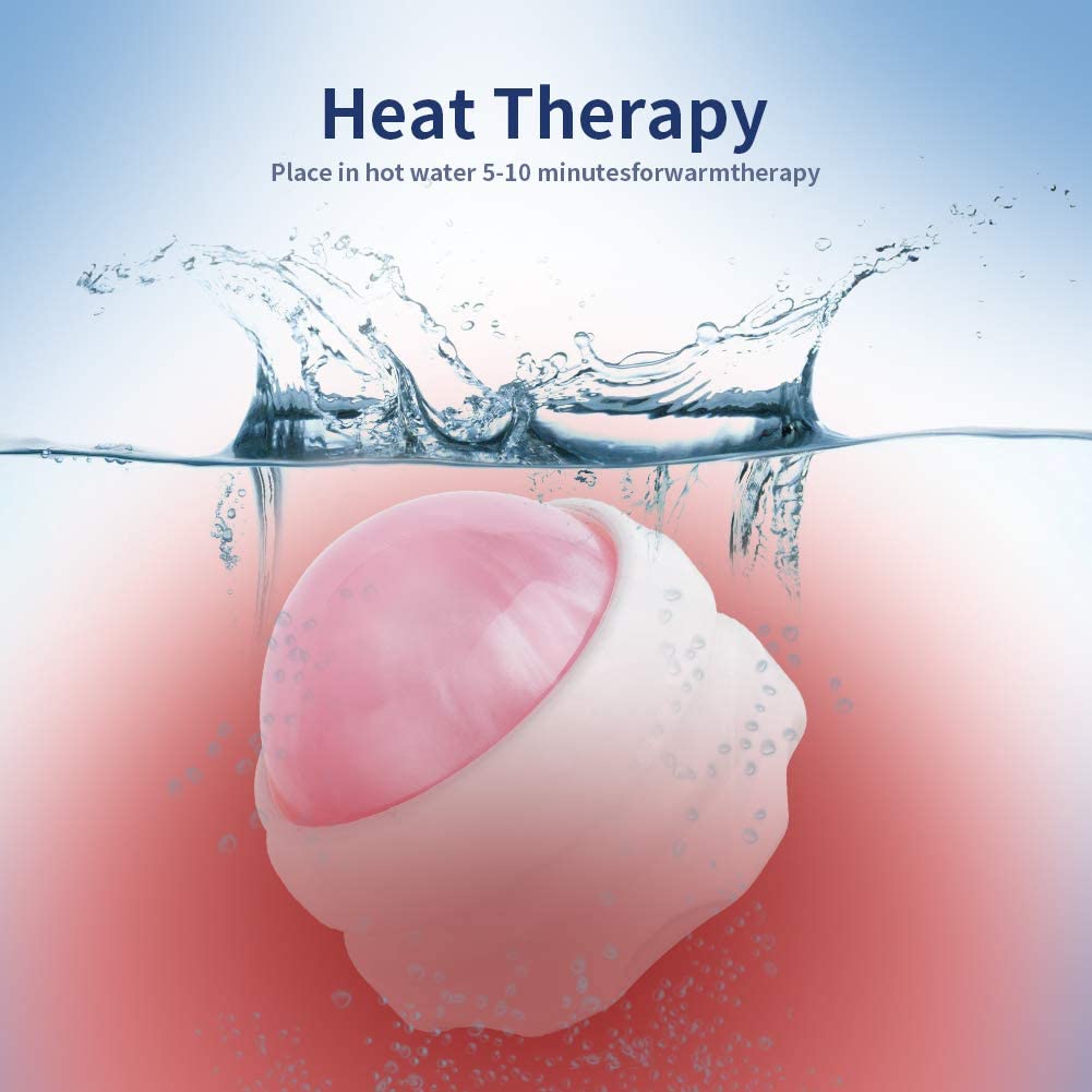 Massage Roller Ball &amp; Cold Therapy Rolling Gel Ball Deep Tissue Massage for Foot/Face/Back/Plantar Fasciitis/Muscle Fitness