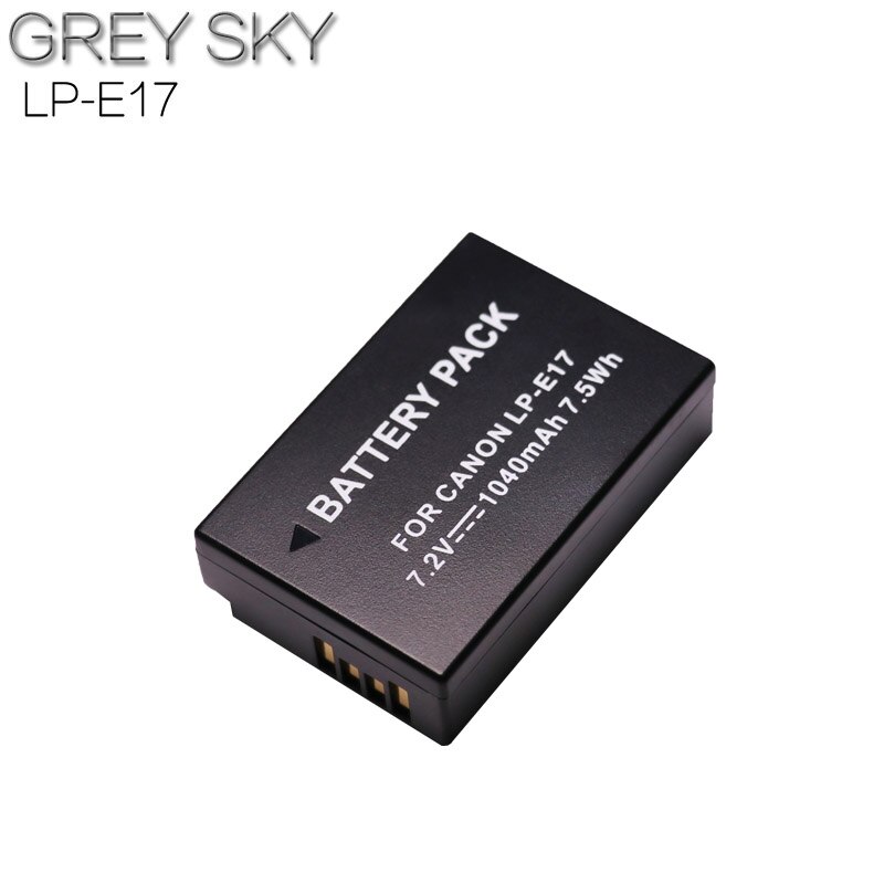 LP-E17 LP E17 LPE17 Rechargeable 1040mAh Lithium Batterie Pour Appareil Photo Numérique Canon EOS M5 M6 200D T6I T6S 750D 760D 77D X8I