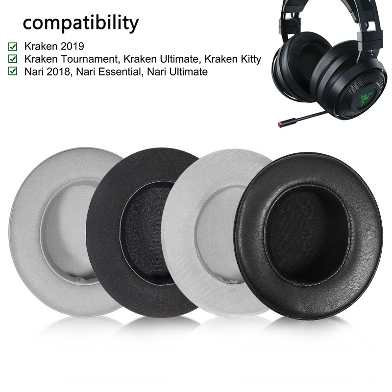 Recambio de almohadillas de Gel de refrigeración para Razer Kraken TE / Kraken Kitty Editio / Razer Kraken Ultimate / Razer Nari / Nari Ess