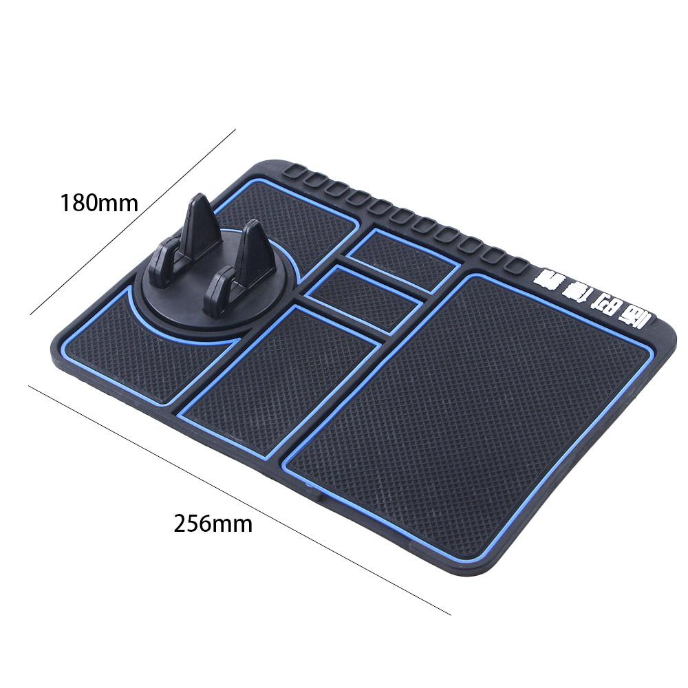 Parking Car Interior Car Anti-skid Pad 4-in-1 Car Parking Number Card Auto Phone Holder Sticky Anti-Slip Mat Non-Slip Phone Pad