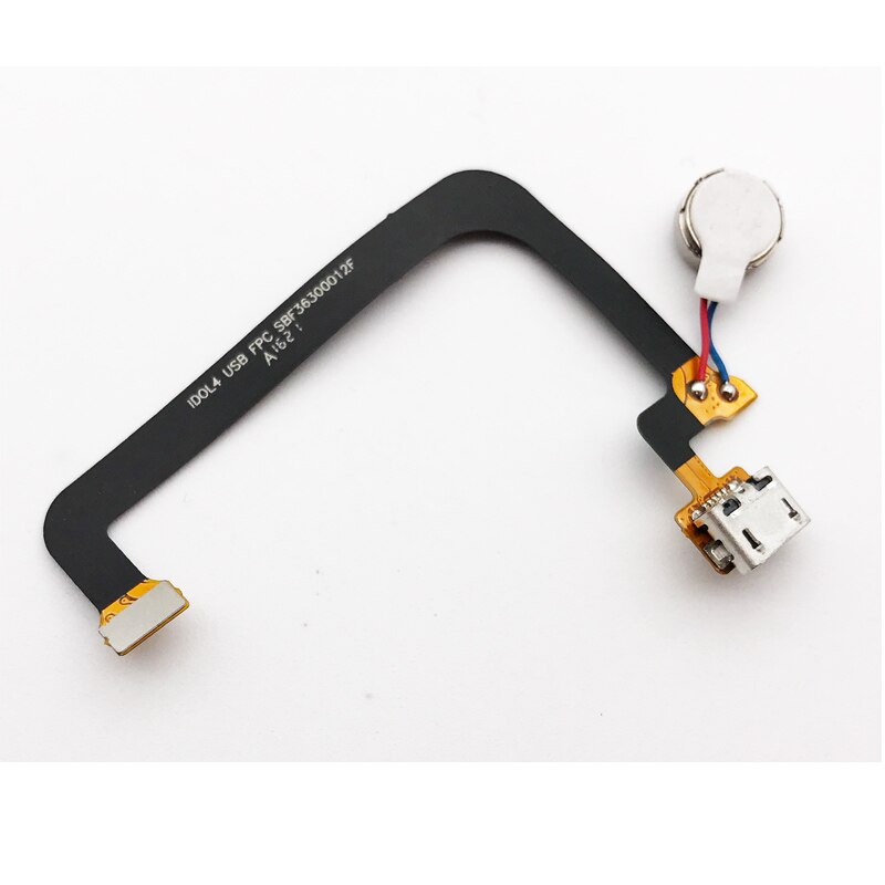 USB di alta Qualità Cavo Della Flessione Per Alcatel One Touch Idol 4 Idol4 Connettore Del Bacino di Carico del Caricatore Port Flex Con Microfono flex
