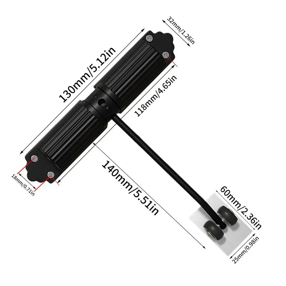 Selvlukkende dørlukkere med høy siste, støysvake dører, stansefrie, justerbare lukkere til skyving, enkel å installere, dørsikring
