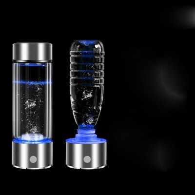 Spe/pem rico copo de hidrogênio gerador de água energia hidrogênio-rico alcalino água ionizador garrafa led portátil anti-envelhecimento saudável copo