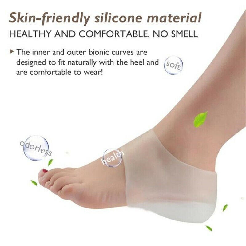 1 Paar Memory Foam Onzichtbare Hoogte Toenemende Inlegzolen Zachte Ademend Hak Lifting Inserts Pijnbestrijding Hak Lift Hoogte Booster voor Unisex Mannen Vrouwen