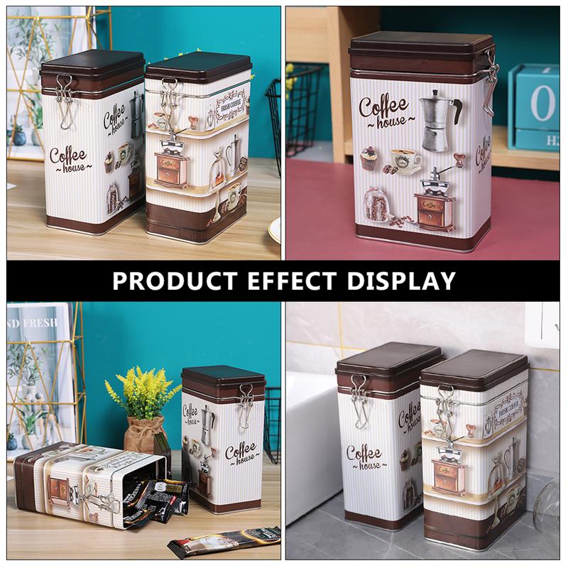 1Pc Instant Coffee Storage Box Practical Soluble Coffee Storage Container