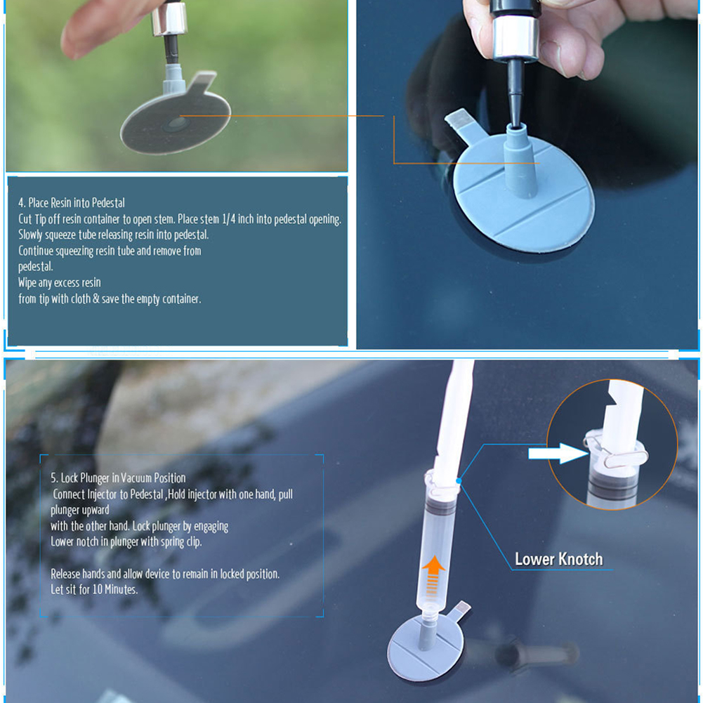 Universal Car Windshield Repair Kit DIY Car Automobile Windshield Glass Repair Tool For Bullseye Star Damage Chipped