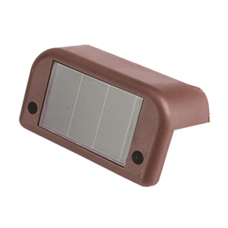 4Stck Solar- Deck Lichter Treppen Zaun LED Lampe Außen Weg Terrasse IP65 Wasserdicht Warmweiß Helle dauerhaft draussen Beleuchtung