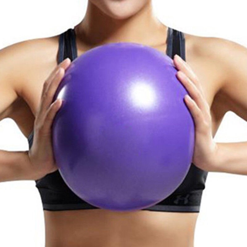 25cm Bola de yoga ejercicio gimnástico Fitness Pilates pelota para equilibrio actividad física yoga Pilates estabilidad ejercicio gimnasio entrenamiento: Purple