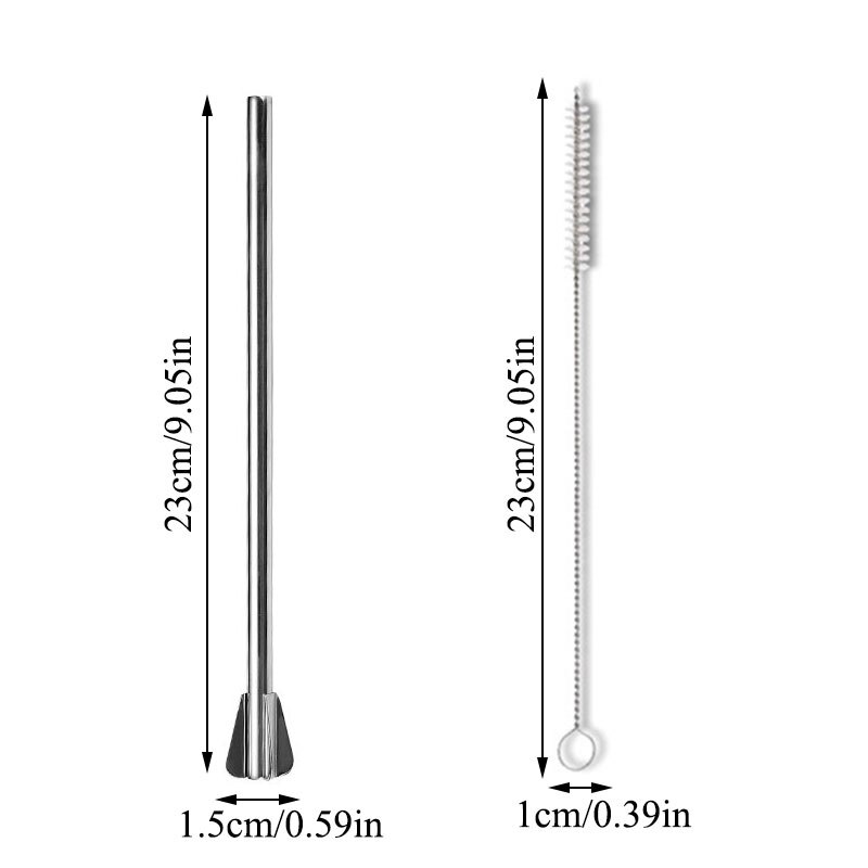 Stainless Steel Reusable Drinking Straw Multicolor Metal Straws Useful Classic Milk Tea Beverage Drinking Straw Party