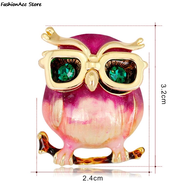 20 Stijlen Legering Dier Uil Strass Broche Vintage Shell Emaille Pins En Broches Voor Vrouwen Mannen Kleding Sjaal Sieraden