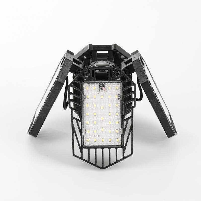 Super Bright LED Garage Ceiling Lights E27 60w LED Deformation High Bay Lighting Industrial Lamp Workshop Light